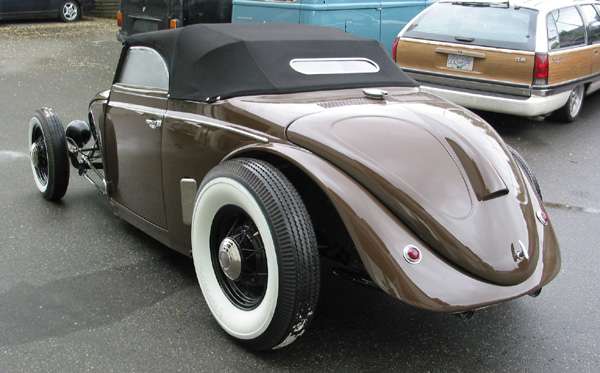 Absolutely Mental conversion of a standard 1958 Beetle Convertible to that